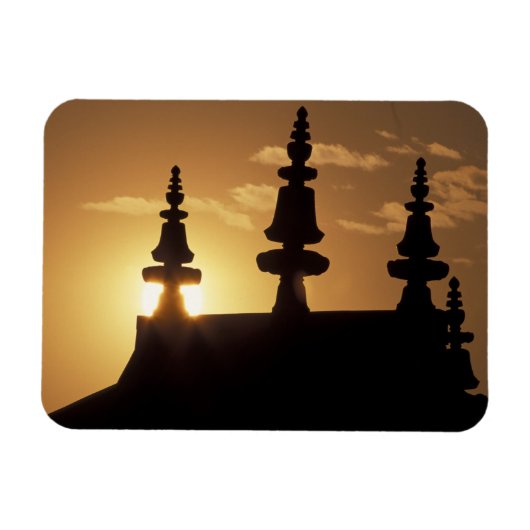 Asien, Nepal, Kathmandu. Bouddhanath Stupa. Magnet (Horizontal)