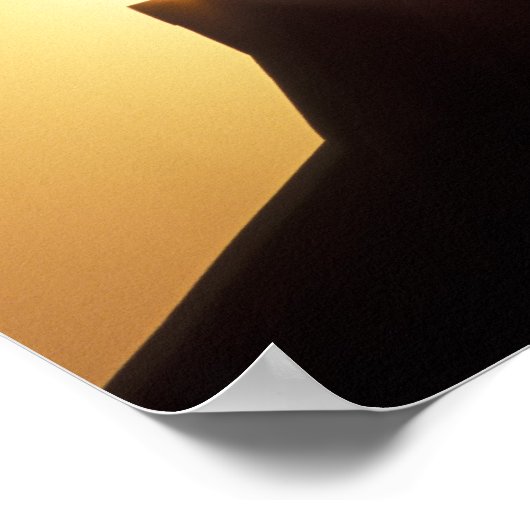 Asien, Nepal, Kathmandu. Bouddhanath Stupa. Poster (Ecke)