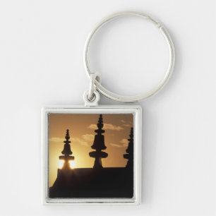 Asien, Nepal, Kathmandu. Bouddhanath Stupa. Schlüsselanhänger