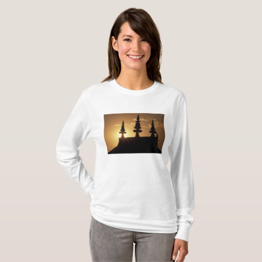 Asien, Nepal, Kathmandu. Boudhanath Stupa. T-Shirt (Vorne ganz)
