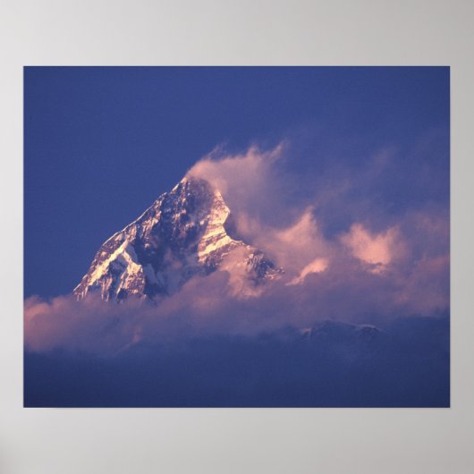 Asien, Nepal. Machhapuchhare Poster (Vorne)