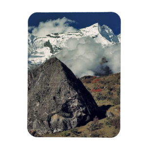 Asien, Nepal, Sagarmatha NP. Ein buddhistisches Ge Magnet