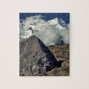 Asien, Nepal, Sagarmatha NP. Ein buddhistisches Ge Puzzle