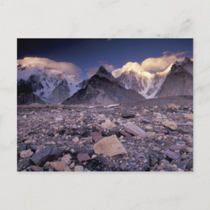 Asien, Pakistan, Karakoram Range, Broad and Postkarte