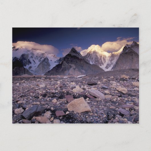 Asien, Pakistan, Karakoram Range, Broad and Postkarte (Vorderseite)