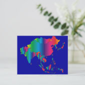 ASIEN POSTKARTE (Stehend Vorderseite)