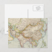 Asien Postkarte (Vorne/Hinten)