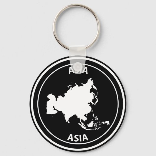 Asien Schlüsselanhänger (Vorderseite)