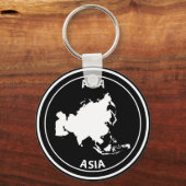 Asien Schlüsselanhänger (Vorderseite)