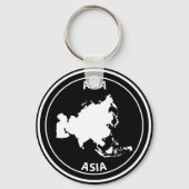 Asien Schlüsselanhänger (Rückseite)