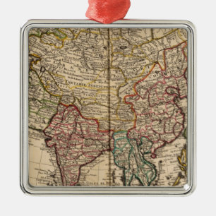 Asien Silbernes Ornament