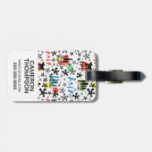 Asien| Symbolmuster Gepäckanhänger (Rückseite horizontal)