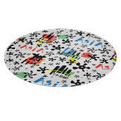 Asien| Symbolmuster Schneidebrett (Ecke)