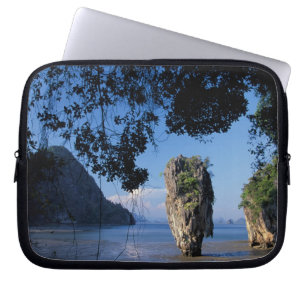 Asien, Thailand, Ao Phangnga NP, Küstenlinie, Kars Laptopschutzhülle