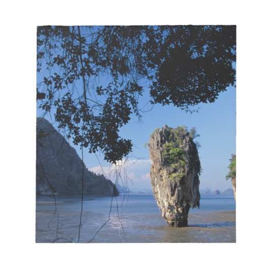 Asien, Thailand, Ao Phangnga NP, Küstenlinie, Kars Notizblock (Vorderseite)