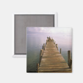 Asien, Thailand, Ko Samui Island. Dock. Magnet (Vorderseite/Rückseite)