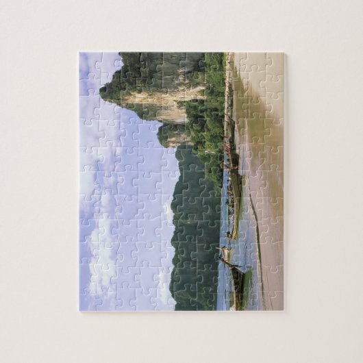 Asien, Thailand, Krabi. West Railay Beach, lang Puzzle (Vertikal)