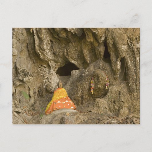 Asien, Thailand, Mae Hong Son, Buddha-Bilder Postkarte (Vorderseite)