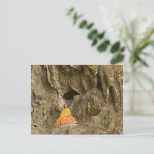 Asien, Thailand, Mae Hong Son, Buddha-Bilder Postkarte (Stehend Vorderseite)