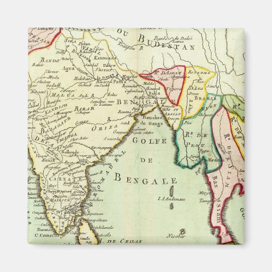 Asien, Thailand Magnet (Vorne)