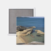 Asien, Thailand, Samui. Beach Magnet (Vorderseite/Rückseite)