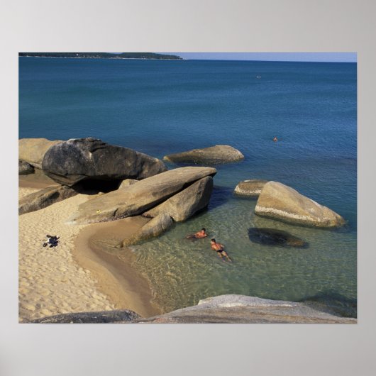 Asien, Thailand, Samui. Beach Poster (Vorne)