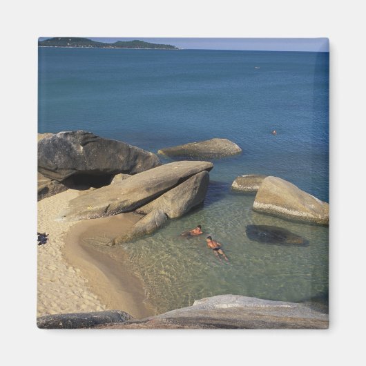 Asien, Thailand, Samui. Strand Magnet (Vorne)