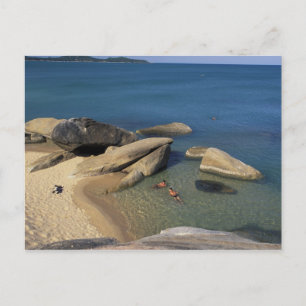 Asien, Thailand, Samui. Strand Postkarte