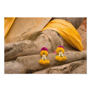 Asien, Thailand, Siam, Buddha in Ayutthaya Fotodruck
