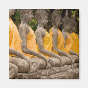 Asien, Thailand, Siam, Buddhas in Ayutthaya Magnet