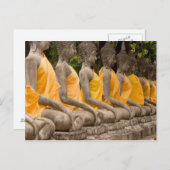 Asien, Thailand, Siam, Buddhas in Ayutthaya Postkarte (Vorne/Hinten)