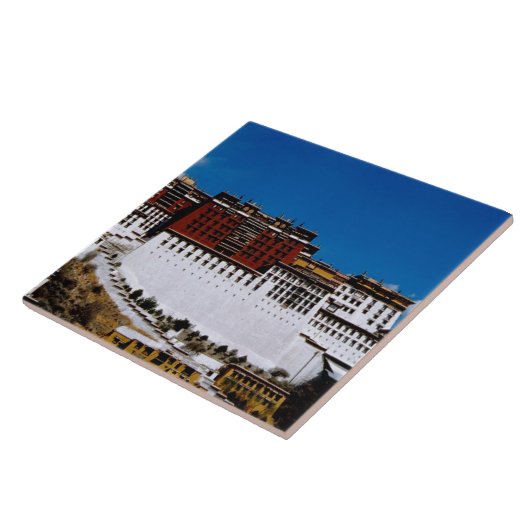 Asien, Tibet, Lhasa, Potala Palace alias Red 2 Fliese (Seite)