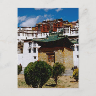 Asien, Tibet, Lhasa, Potala Palace alias Red Postkarte