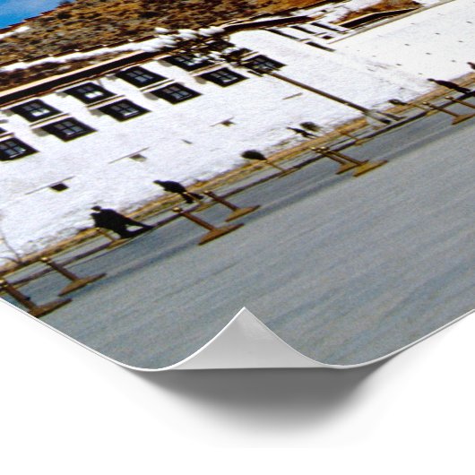 Asien, Tibet, Lhasa, Potala Palace. UNECSO Poster (Ecke)