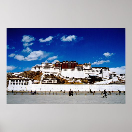 Asien, Tibet, Lhasa, Potala Palace. UNECSO Poster (Vorne)