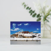 Asien, Tibet, Lhasa, Potala Palace. UNECSO Postkarte (Stehend Vorderseite)