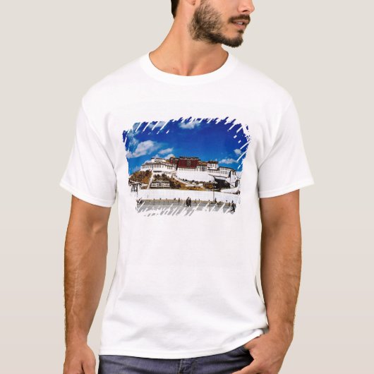 Asien, Tibet, Lhasa, Potala Palace. UNECSO T-Shirt (Vorderseite)