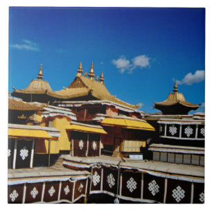 Asien, Tibet, Lhasa, Potala-Palast aka Rot Fliese