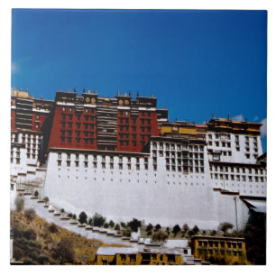 Asien, Tibet, Lhasa, Potala-Palast auch bekannt al Fliese