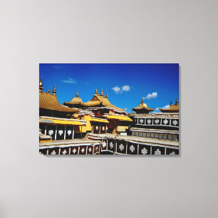 Asien, Tibet, Lhasa, Potala-Palast auch bekannt al Leinwanddruck