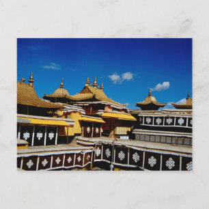 Asien, Tibet, Lhasa, Potala-Palast auch bekannt al Postkarte