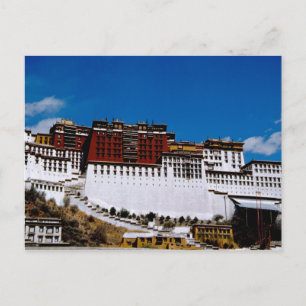 Asien, Tibet, Lhasa, Potala-Palast auch Roter Pala Postkarte