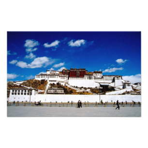 Asien, Tibet, Lhasa, Potala-Palast. UNESCO Fotodruck