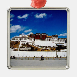 Asien, Tibet, Lhasa, Potala-Palast. UNESCO Ornament Aus Metall