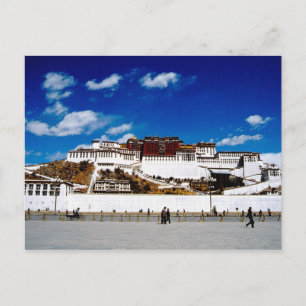 Asien, Tibet, Lhasa, Potala-Palast. UNESCO Postkarte