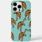 Asien-Tiger-Muster Case-Mate iPhone Hülle (Rückseite)