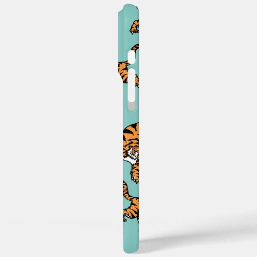 Asien-Tiger-Muster Case-Mate iPhone Hülle (Rückseite / Links)