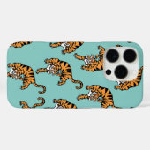Asien-Tiger-Muster Case-Mate iPhone Hülle (Rückseite (Horizontal))
