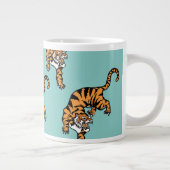 Asien-Tiger-Muster Jumbo-Tasse (Rechts)