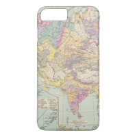 Asien u Europa - Atlas-Karte von Asien und von
